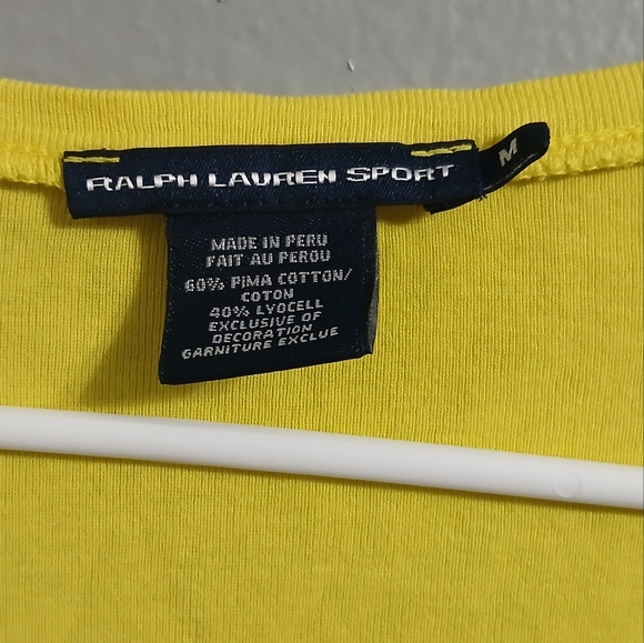 Polo by Ralph Lauren Women's Yellow Top‎ - Picture 2 of 8